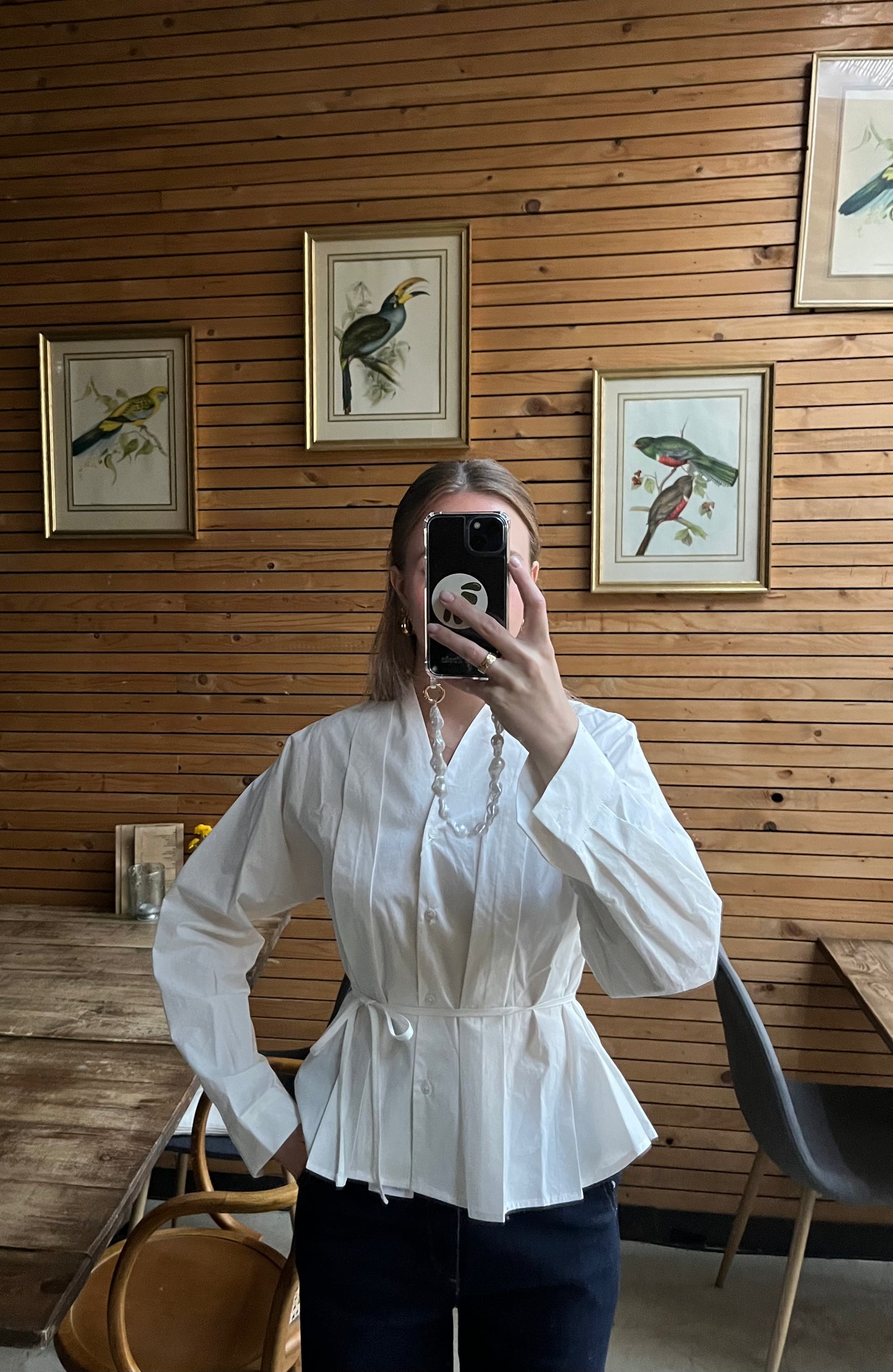 Hazel ribbon blouse