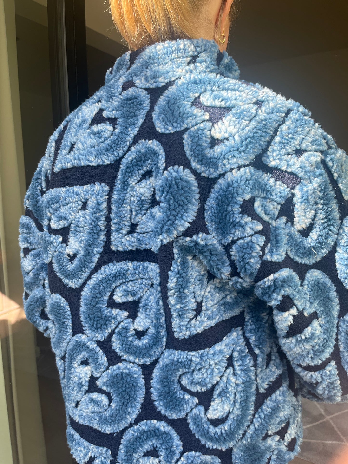 Hada jacket faded heart blue