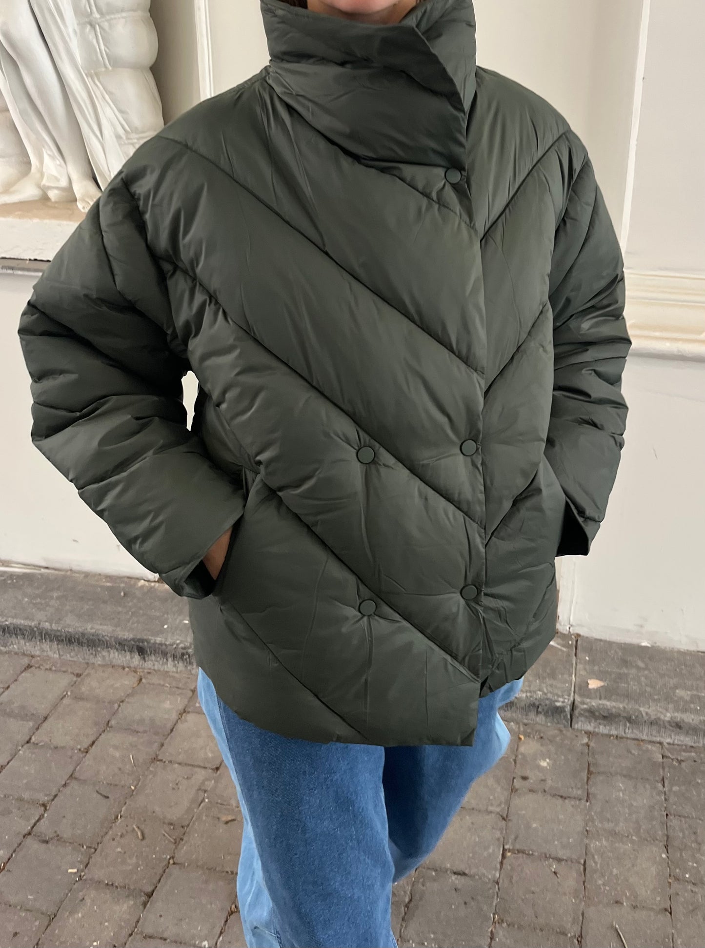 Aline basil green jacket