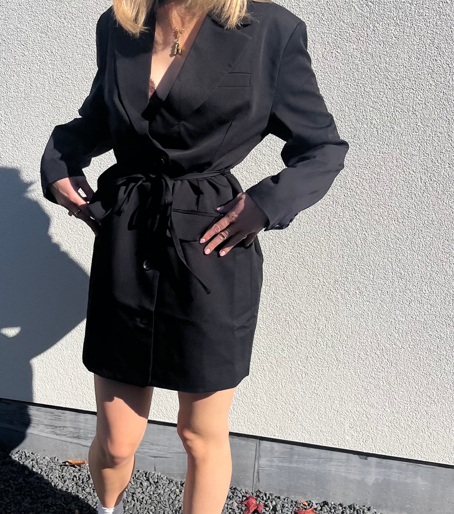 Julia blazer black dress
