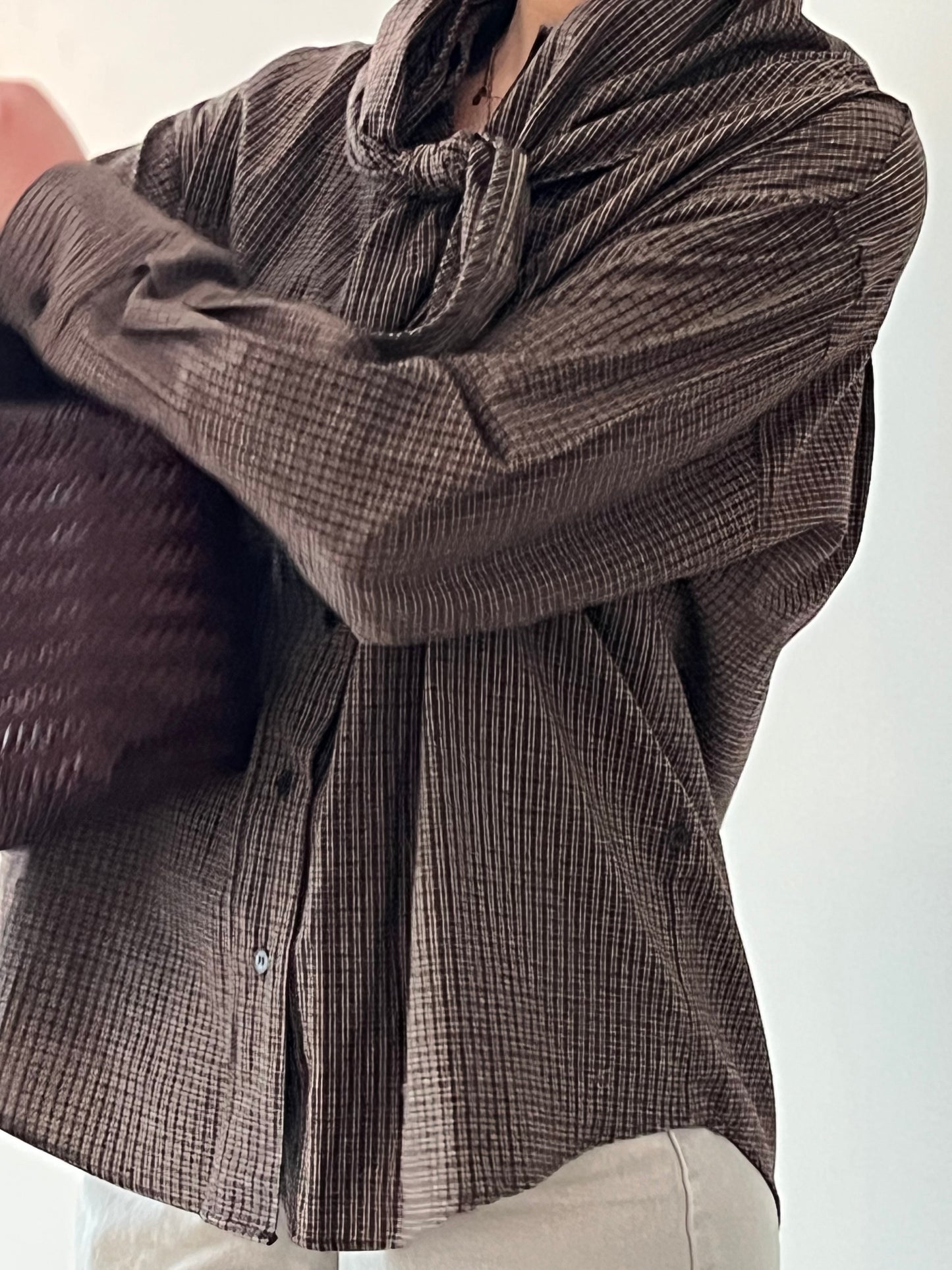 Cleo shirt dark brown