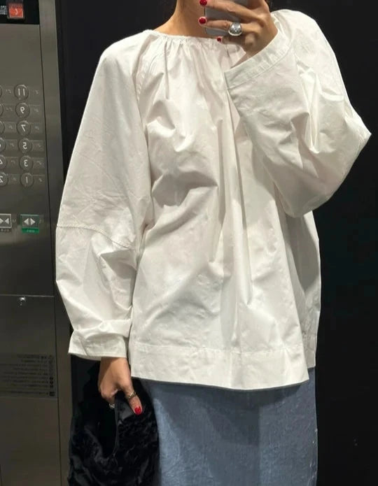 Bobbie cut-out blouse
