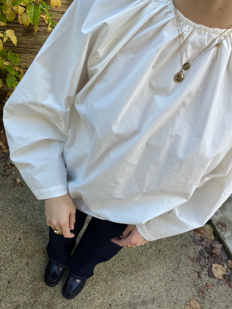 Bobbie cut-out blouse