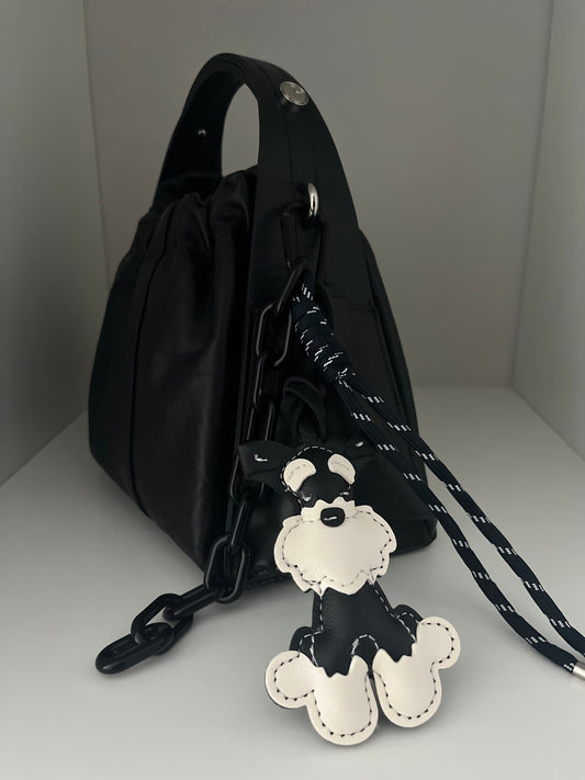 Pendant for bag - black Schnauzer