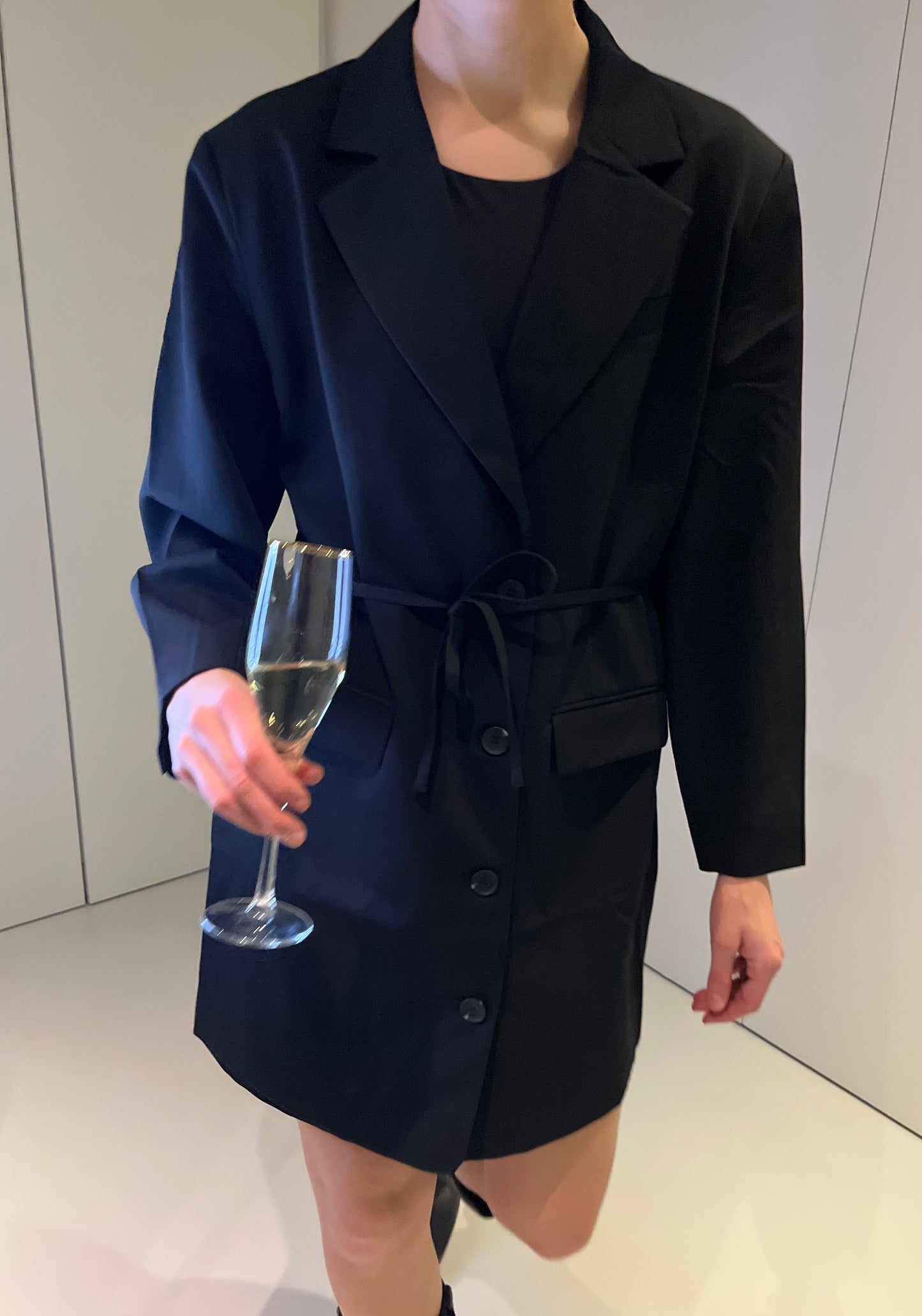 Julia blazer black dress