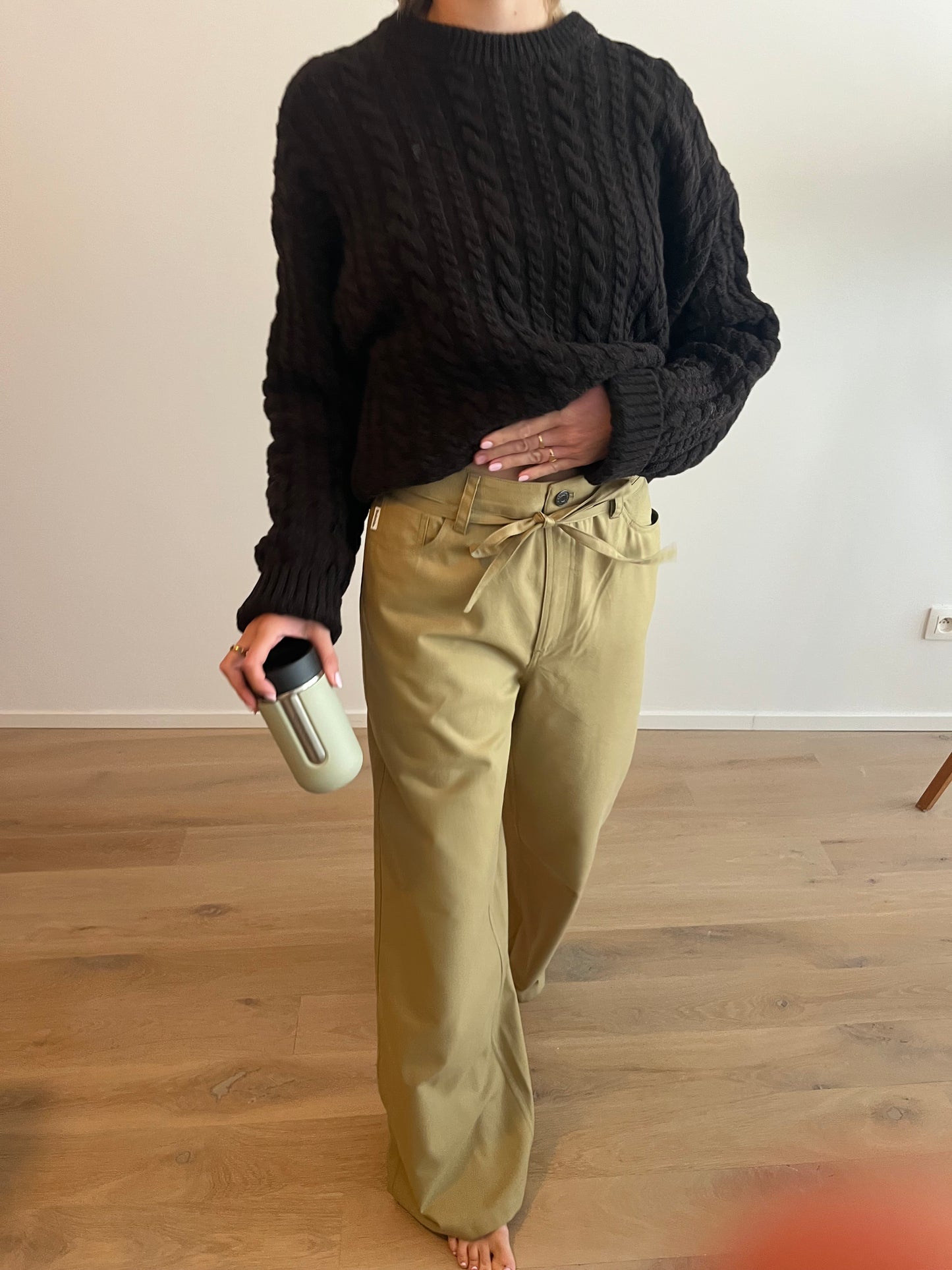 Hanna brown knitwear