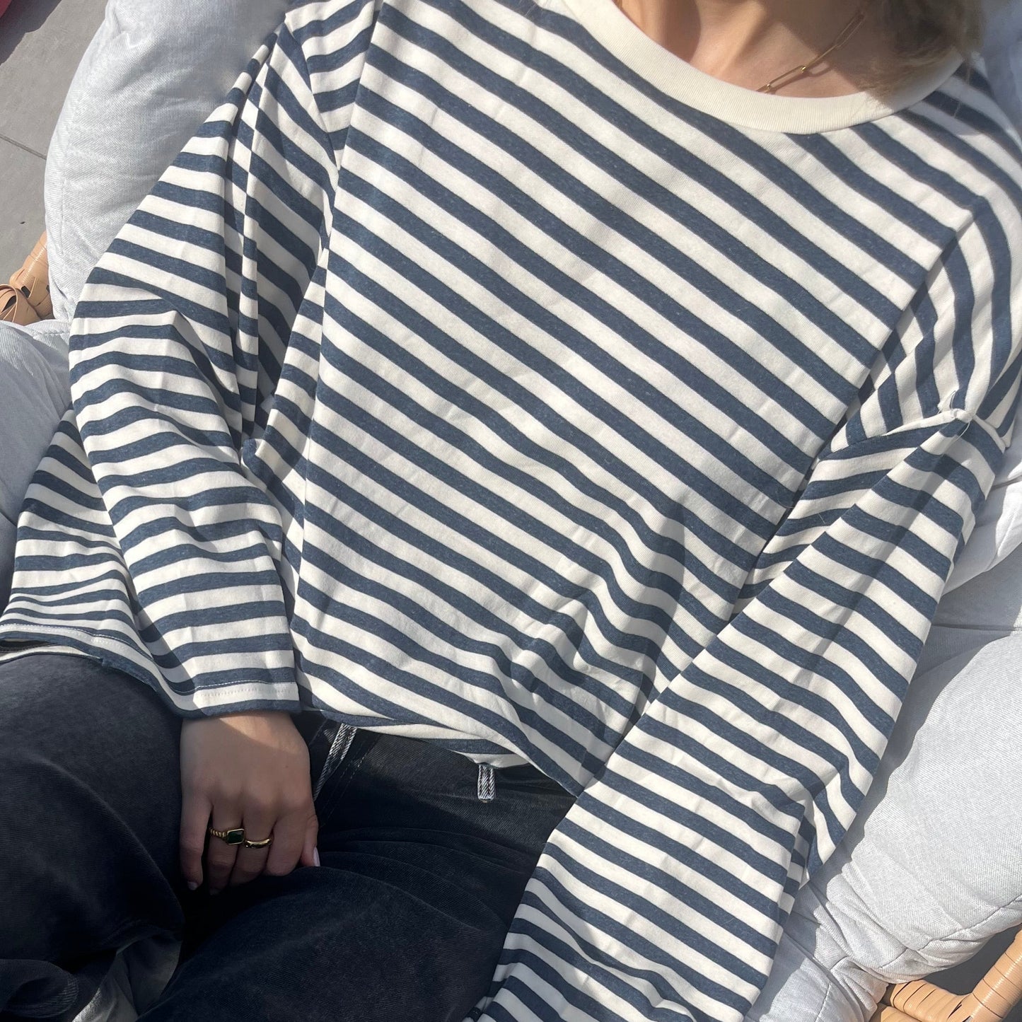 Brin striped T-shirt long sleeves