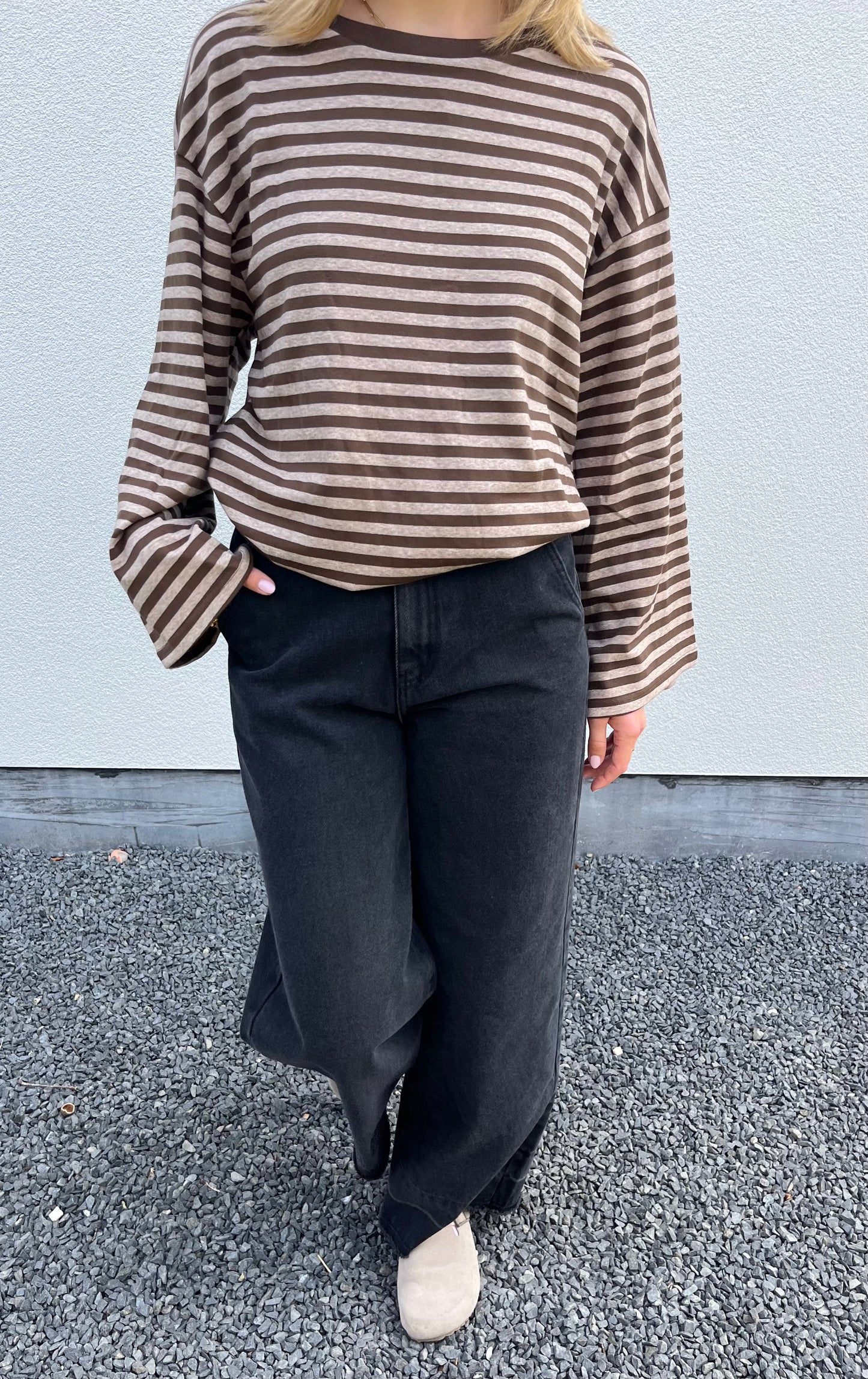 Brin striped T-shirt long sleeves