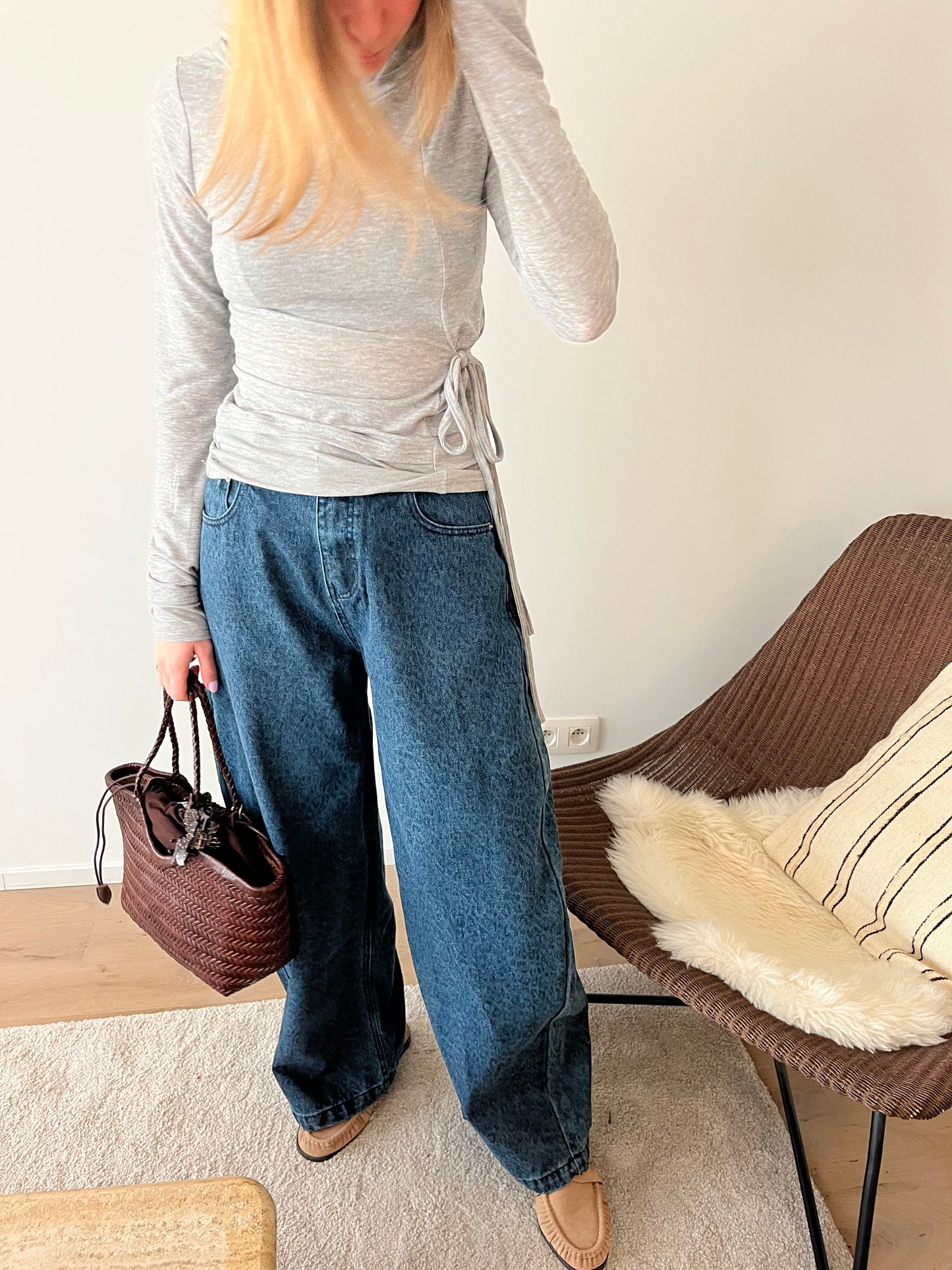 Filla t-shirt long sleeves gray