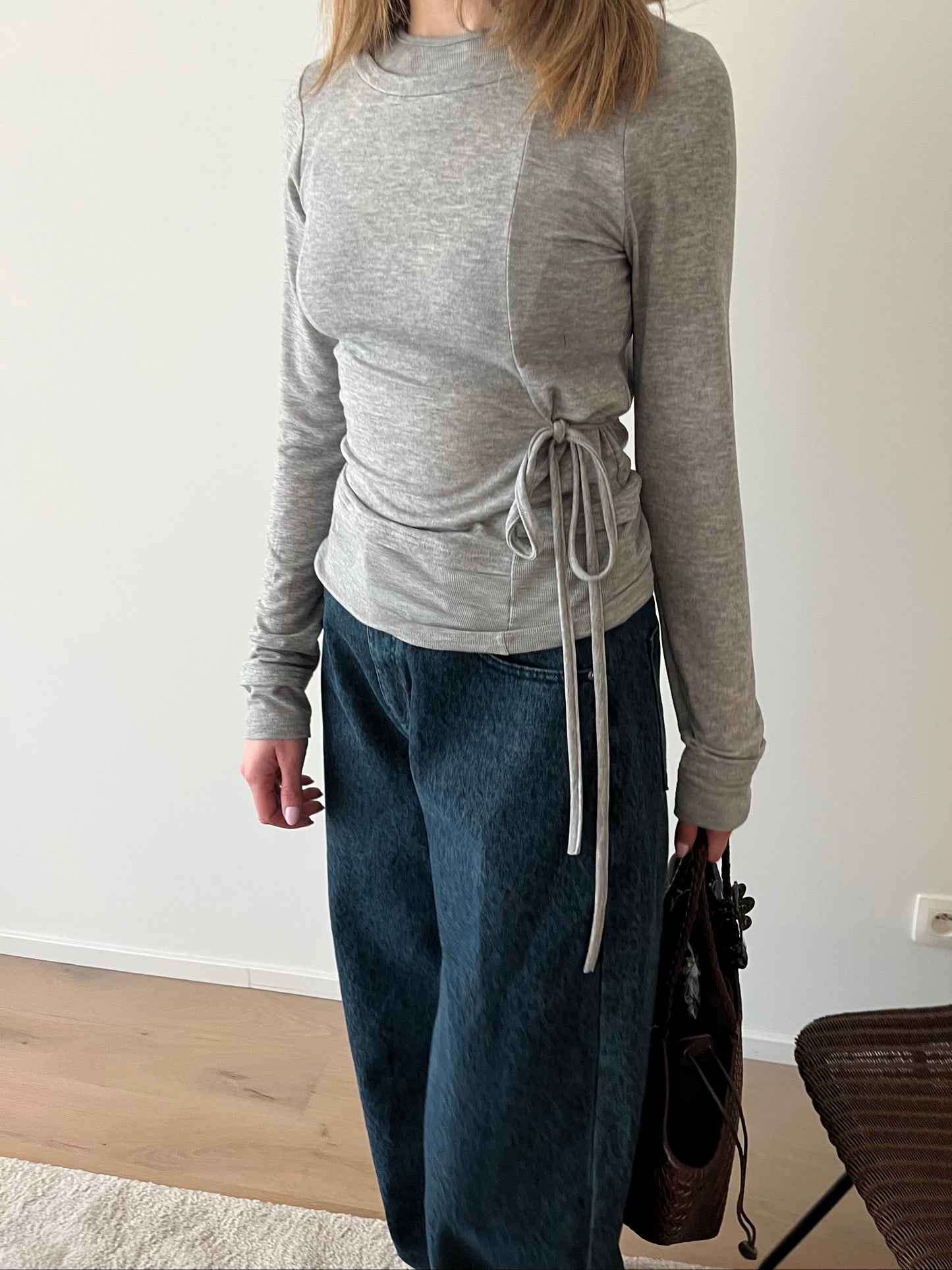 Filla t-shirt long sleeves gray