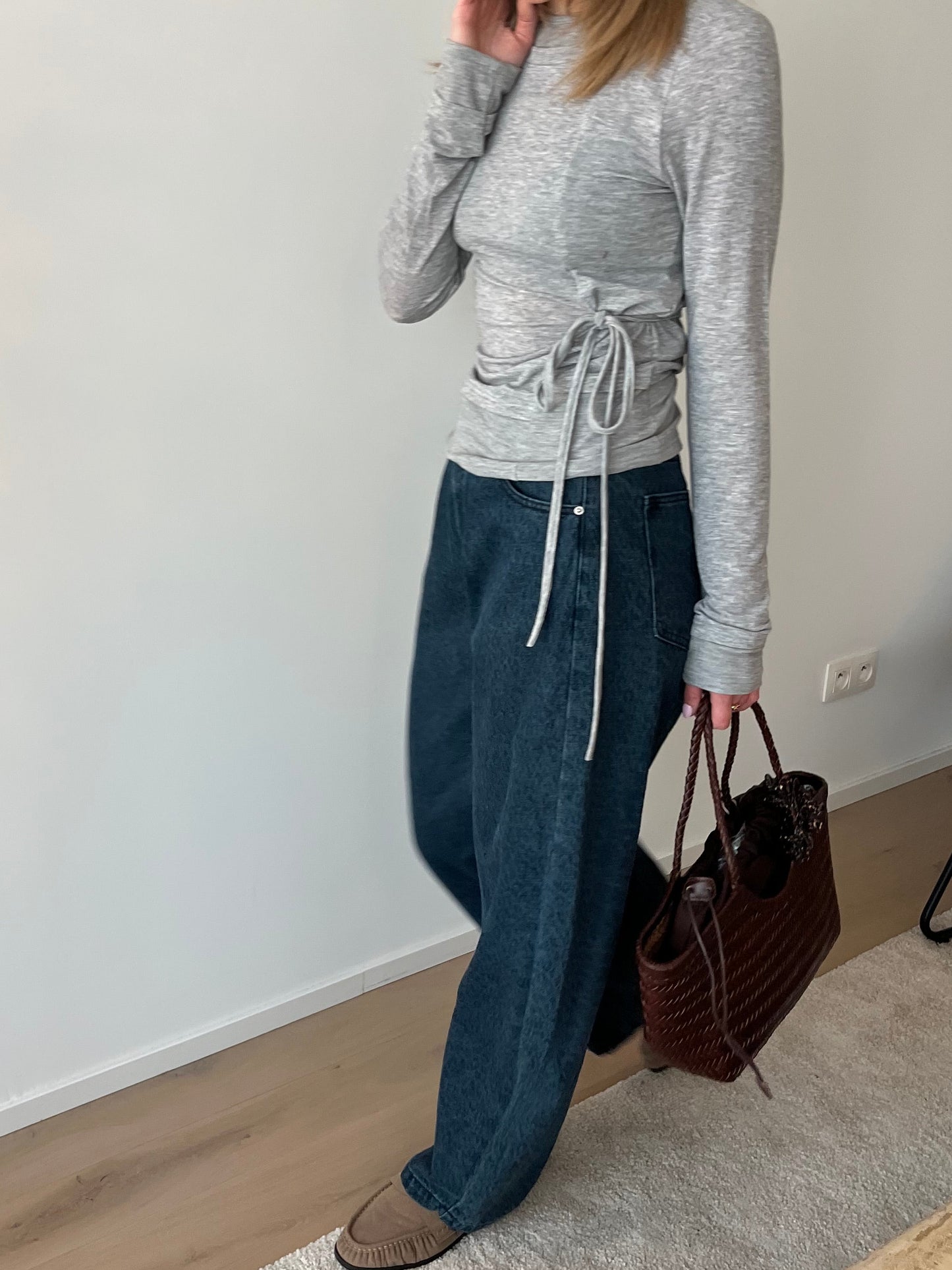 Filla t-shirt long sleeves gray