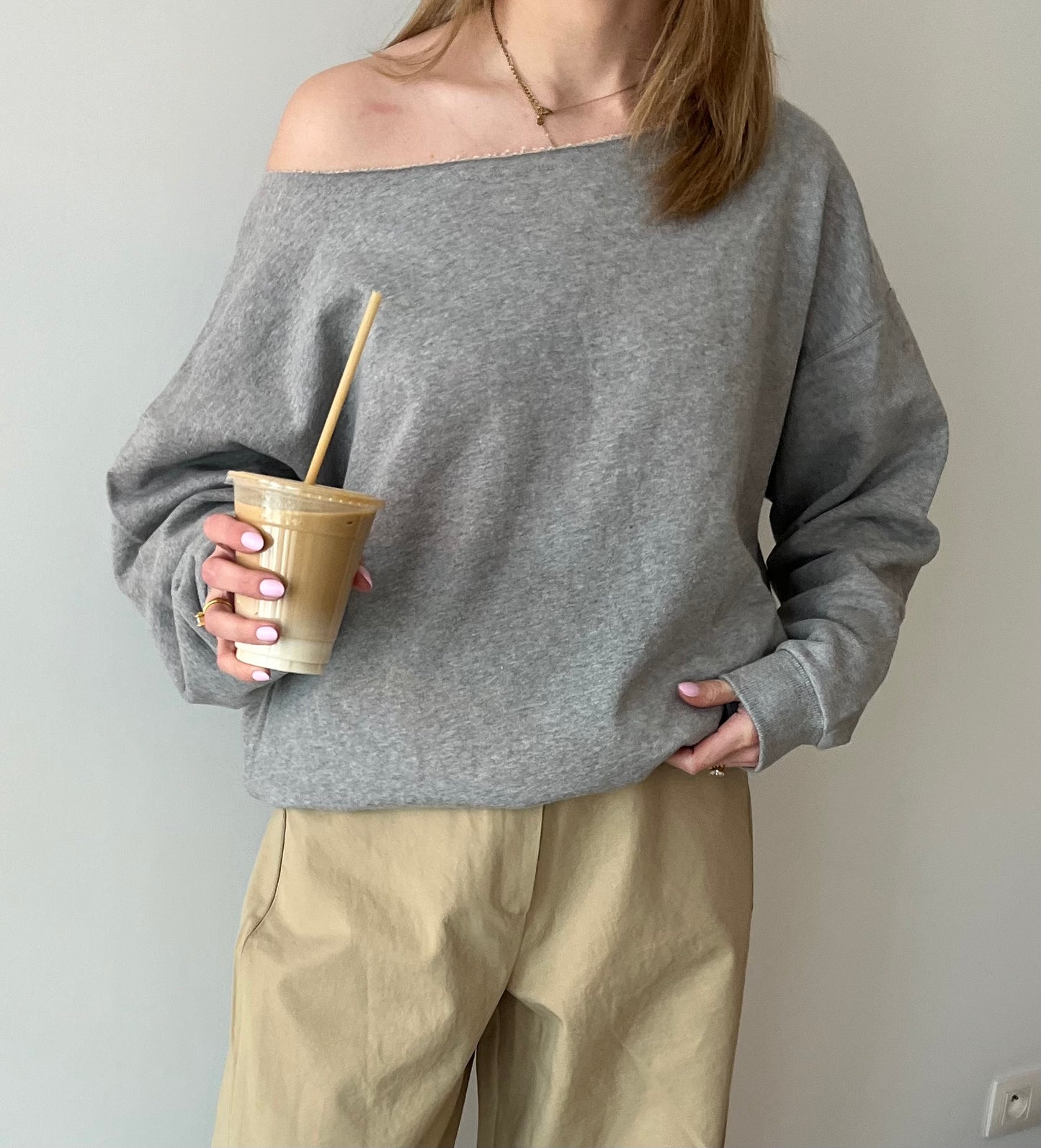 Terry Off-Shoulder - loose fit