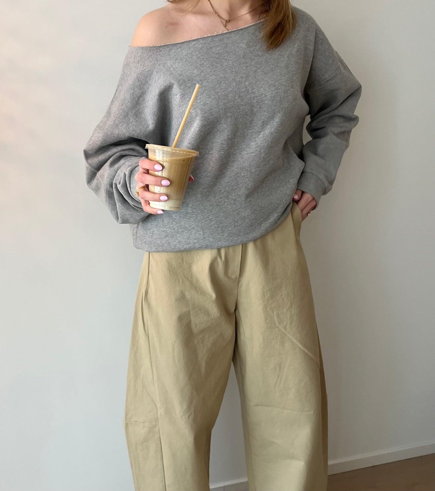 Terry Off-Shoulder - loose fit