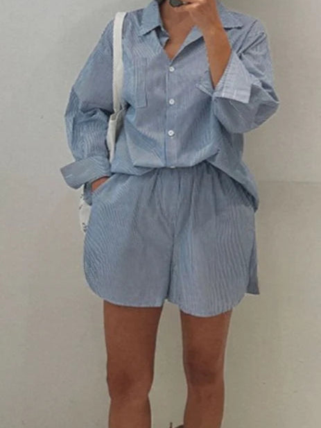 Fay set - blouse and shorts