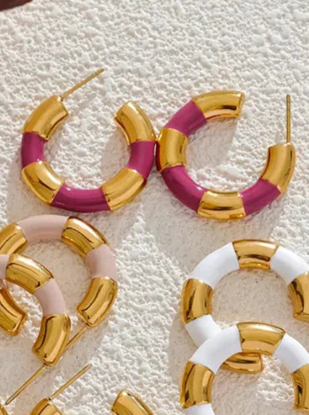 Ruby earrings
